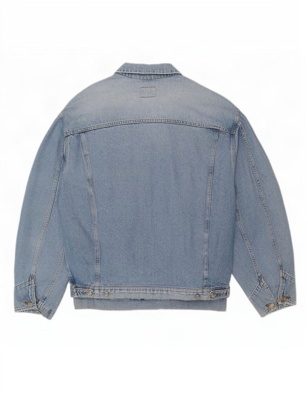 Jachetă din denim învechită pentru bărbați Rifle UK 42 XL Albastru