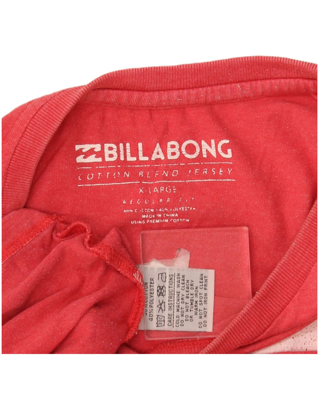 Tricou grafic pentru bărbați BILLABONG Top XL Bumbac roșu