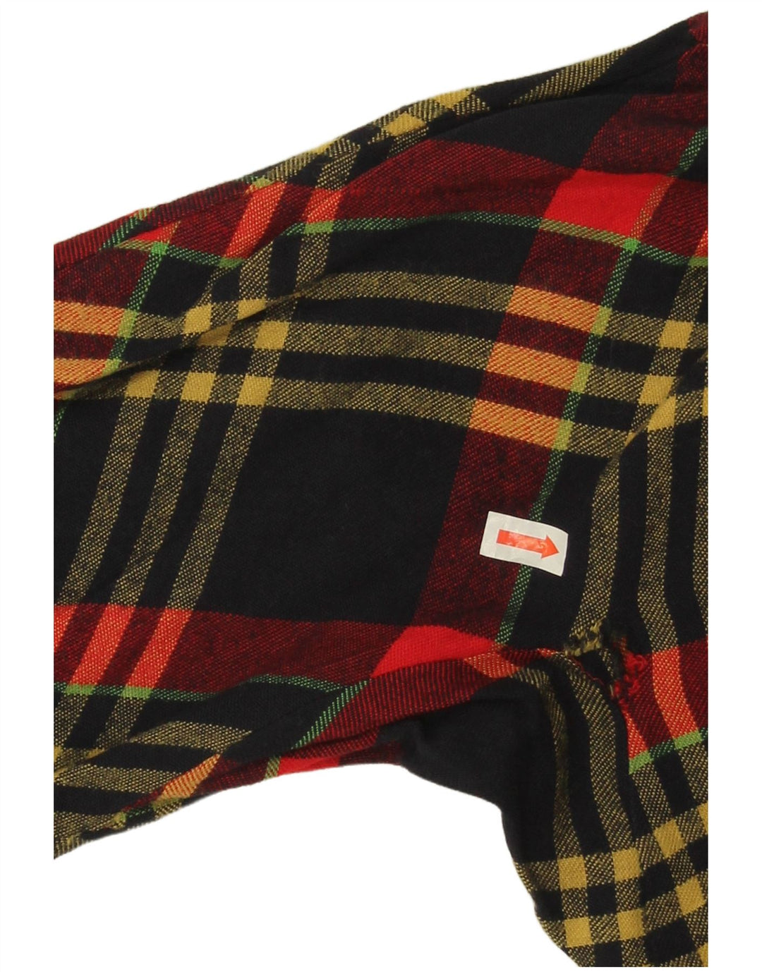 Bluză vintage cu mâneci lungi pentru femei UK 14, roșu, caroserie mare