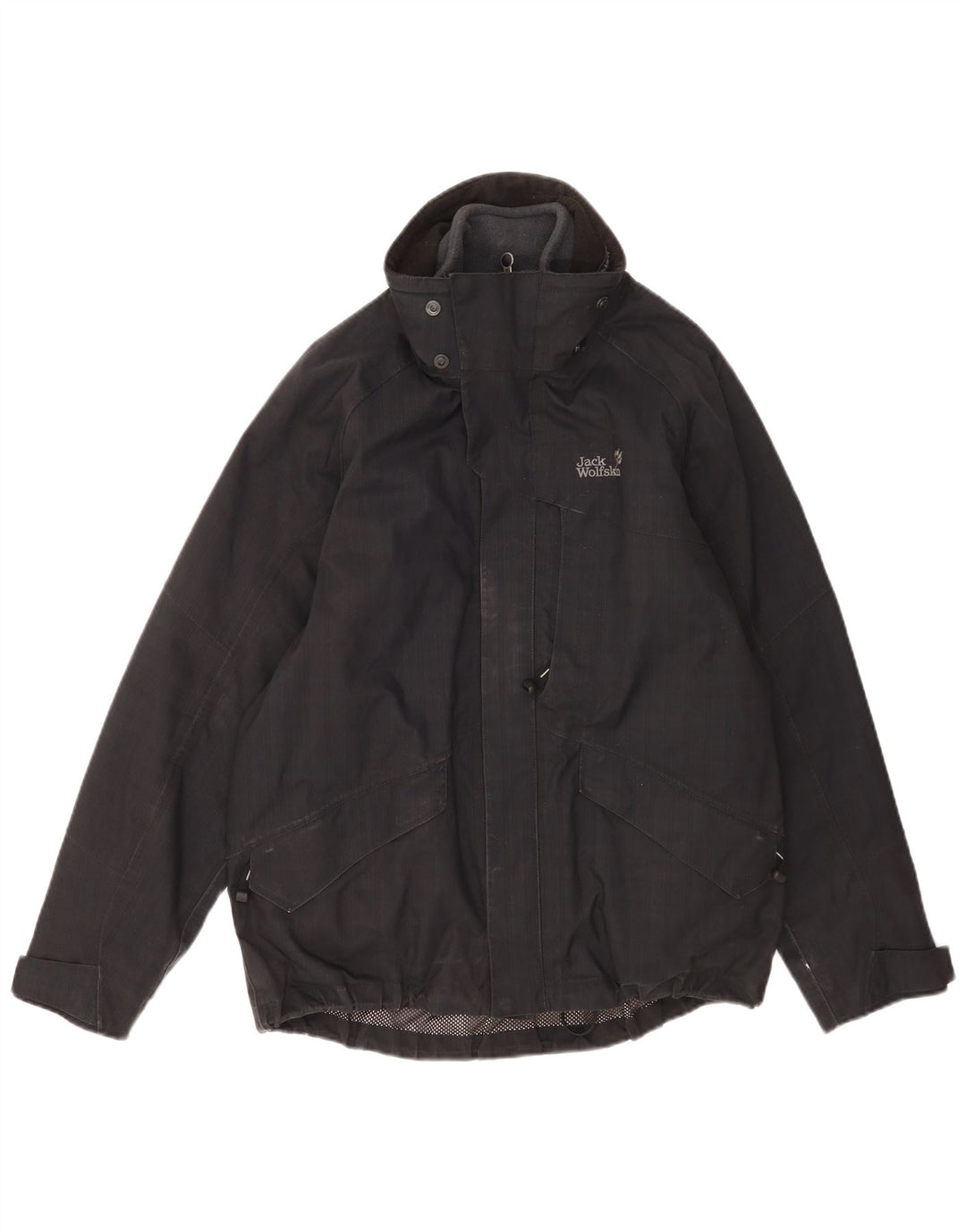 Jachetă Jack Wolfskin pentru bărbați UK 36 Poliester negru mic