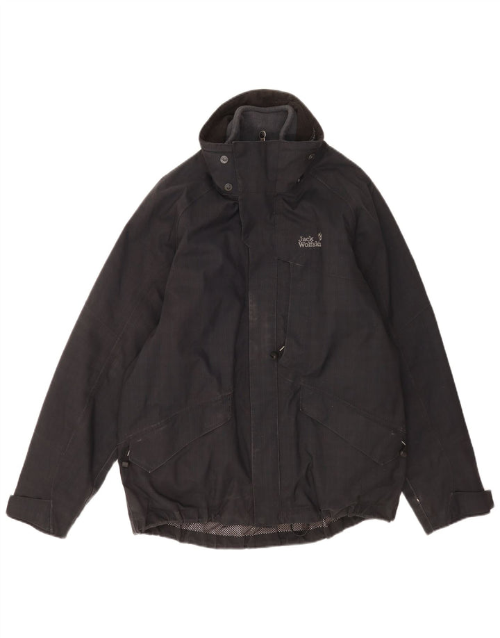 Jachetă Jack Wolfskin pentru bărbați UK 36 Poliester negru mic