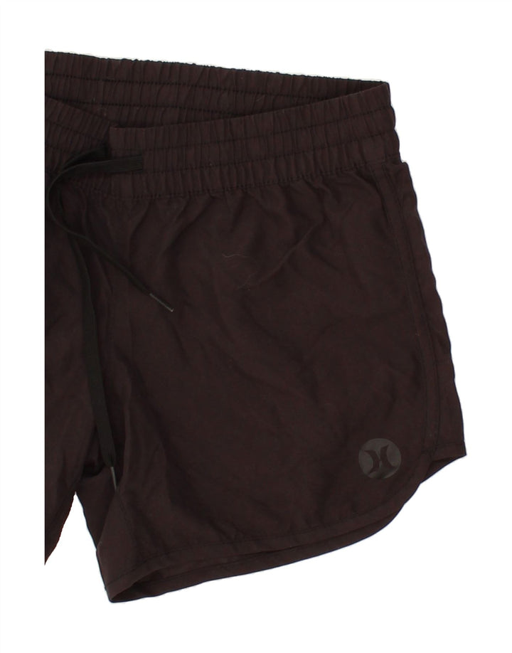 HURLEY Womens Sport Shorts UK 14 Medium Black Vintage Hurley and Second-Hand Hurley from Messina Hembry 