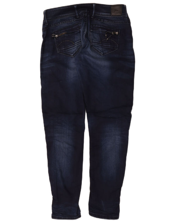 Blugi G-Star Midge Slim pentru femei W29 L30 bumbac bleumarin