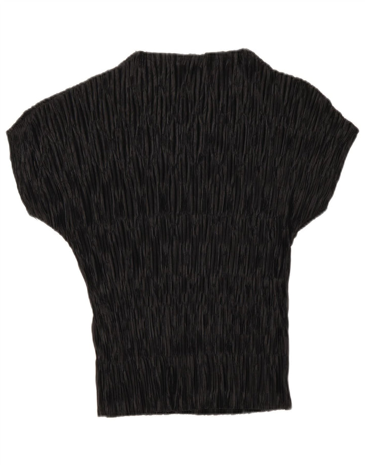 Bluză pentru femei Zara UK 10 Poliester cu dungi negre mici