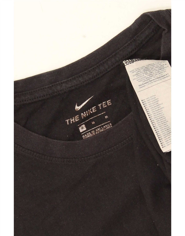 Tricou pentru bărbați Nike Top Mediu Negru Bumbac