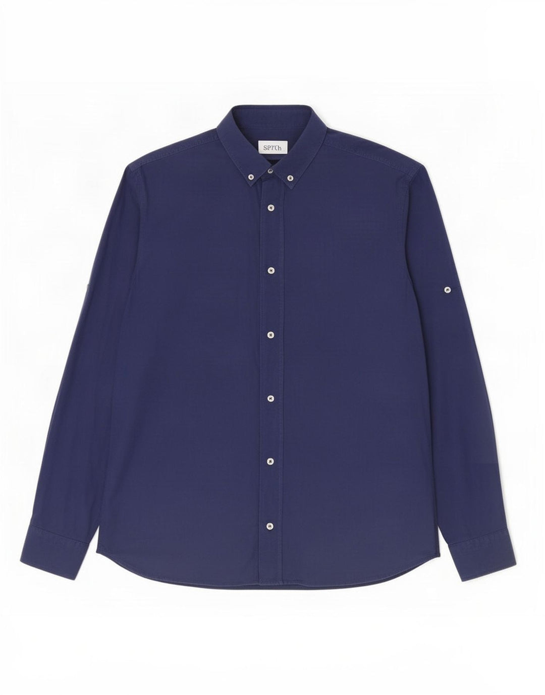Cămașă pentru bărbați Zara, relaxed fit, mică, bleumarin