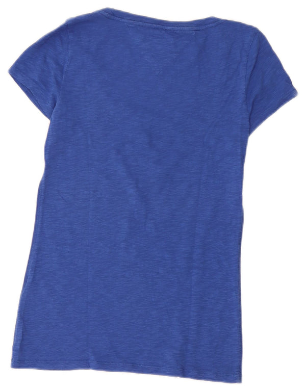 Tricou pentru femei Tommy Hilfiger Top UK 8 Small Blue Pete Cotton