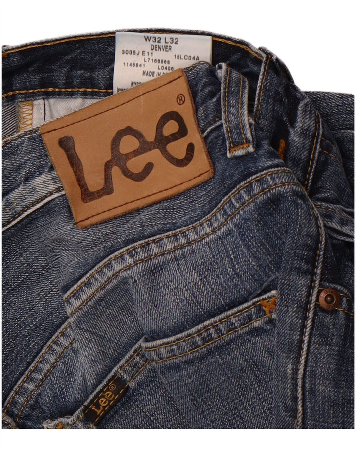 Blugi pentru bărbați LEE Denver Bootcut W32 L32 Bumbac albastru