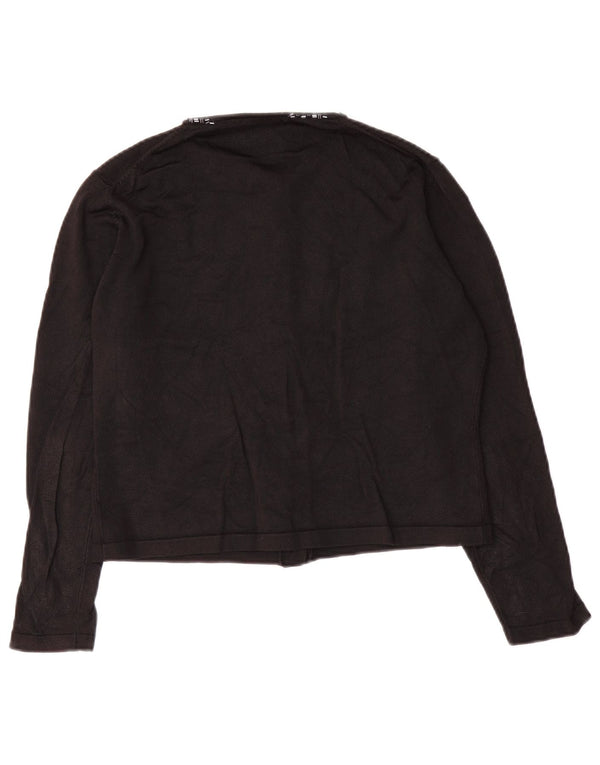 Pulover cardigan crop pentru femei Marks & Spencer UK 12 Medium Black