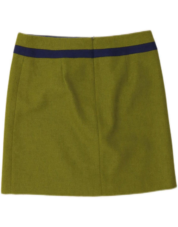 Fusta dreaptă Boden pentru femei UK 16 Large W34 Lână verde