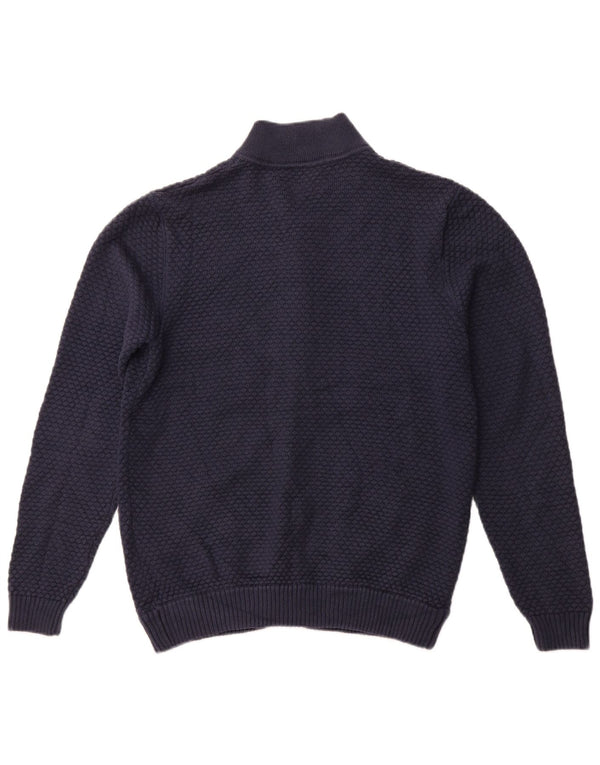 Pulover cardigan pentru bărbați JACK & JONES, mare, bleumarin, bumbac