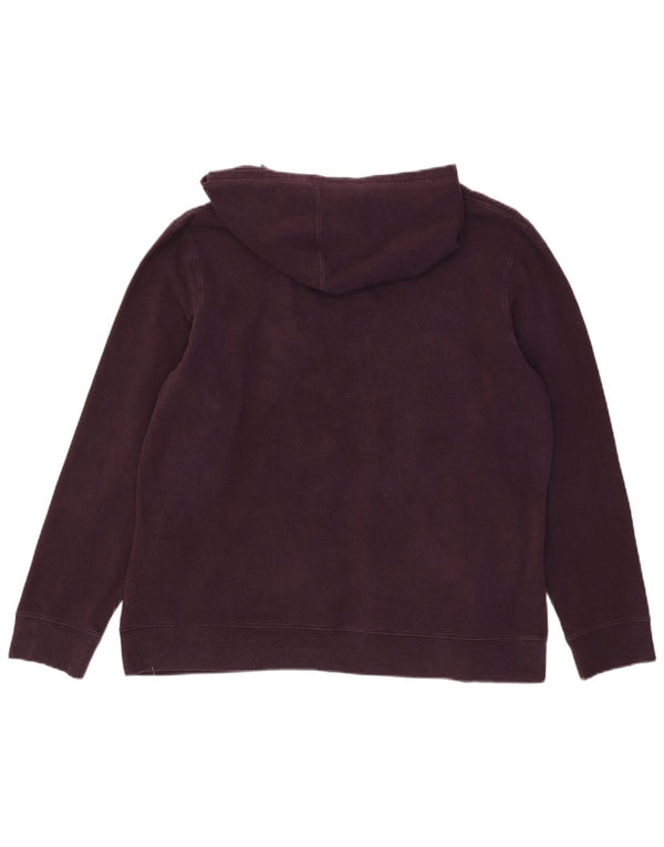 Pulover Gap pentru damă cu hanoră grafică UK 18 XL bumbac burgundă