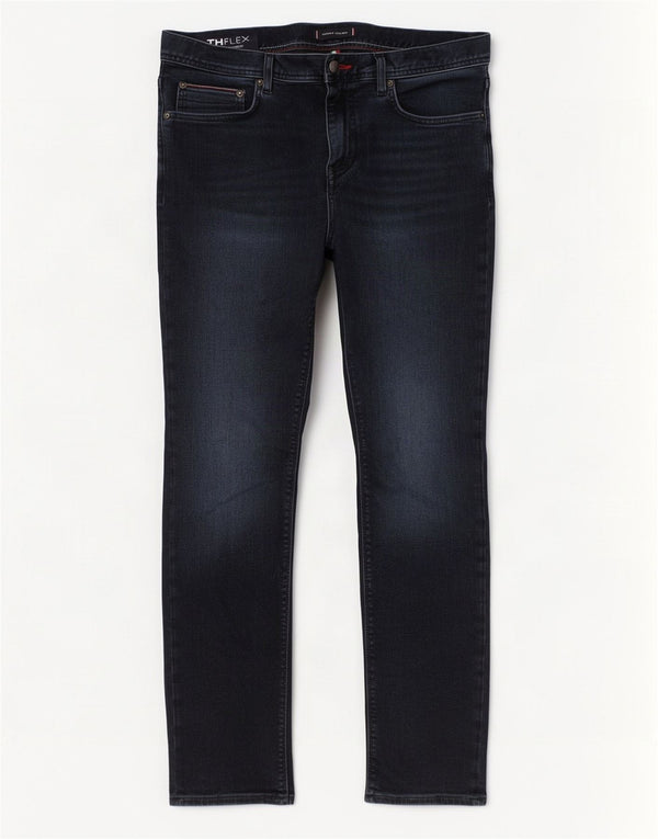 Blugi pentru bărbați Tommy Hilfiger Layton Slim W34 L30, bumbac bleumarin
