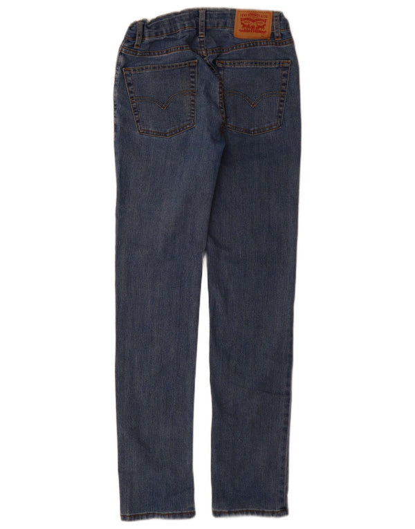 Levi's Boys 510 Skinny Jeans 15-16 Years W28 L32 Blue Cotton