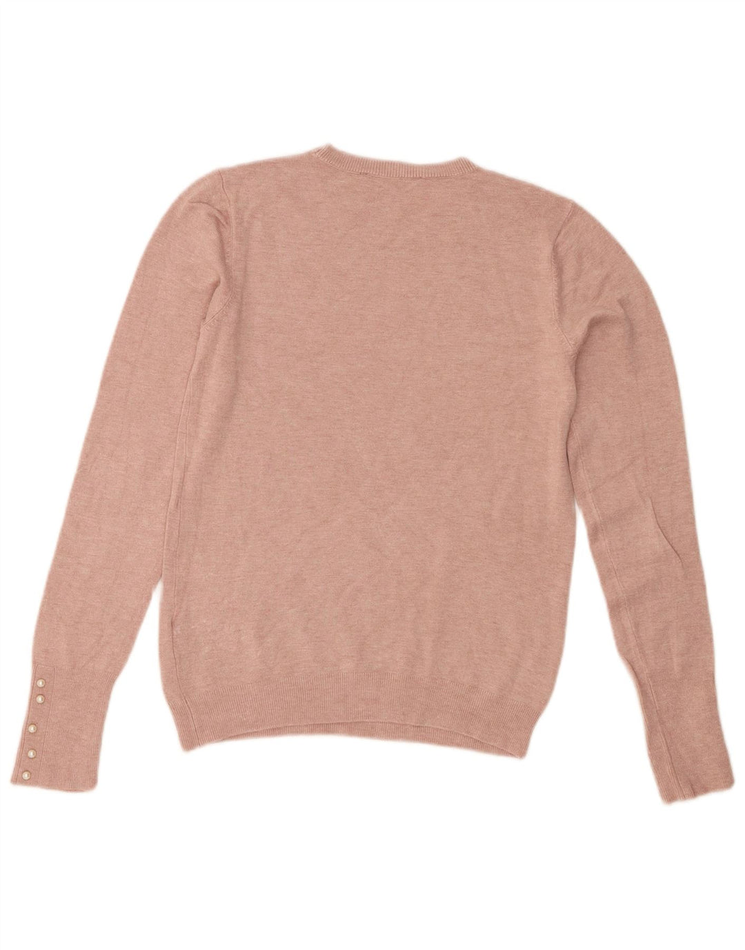 Pulover pentru damă Zara cu gât roșu, viscoză, roz mediu, UK 12