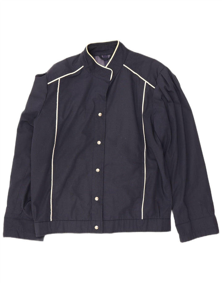 Bomber vintage pentru femei UK 16 mare bleumarin