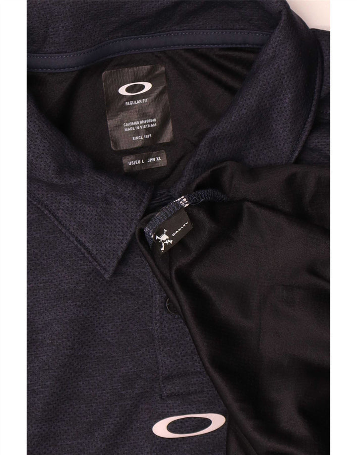 Cămașă polo Oakley pentru bărbați, cu formă regulată, mare bleumarin