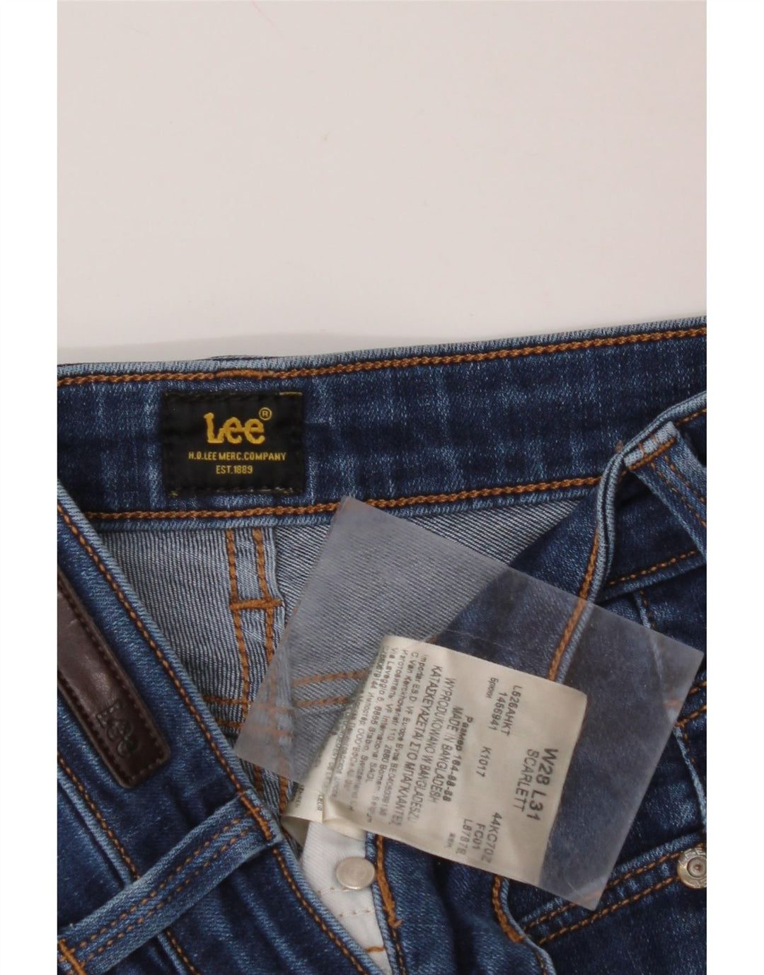 Blugi skinny LEE Scarlett pentru femei W28 L29 Bumbac albastru