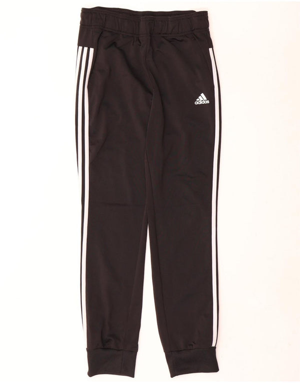 Pantaloni de trening Adidas pentru femei Joggeri UK 8/10 Poliester negru mic