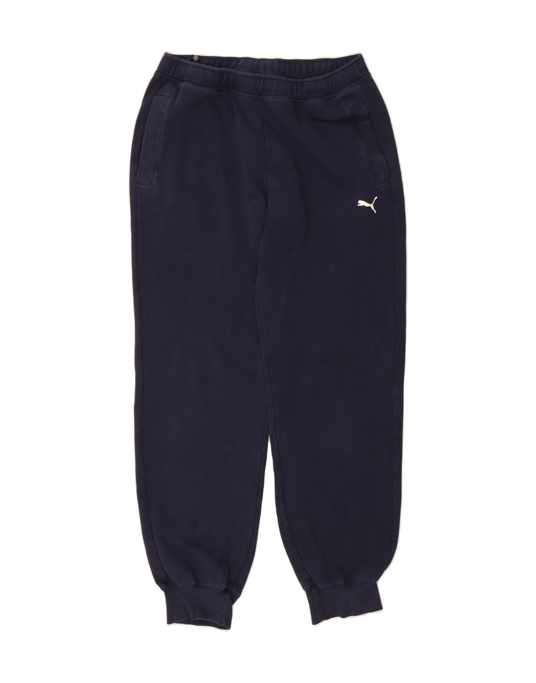 PUMA Mens Tracksuit Trousers Joggers Medium  Navy Blue Cotton Vintage Puma and Second-Hand Puma from Messina Hembry 