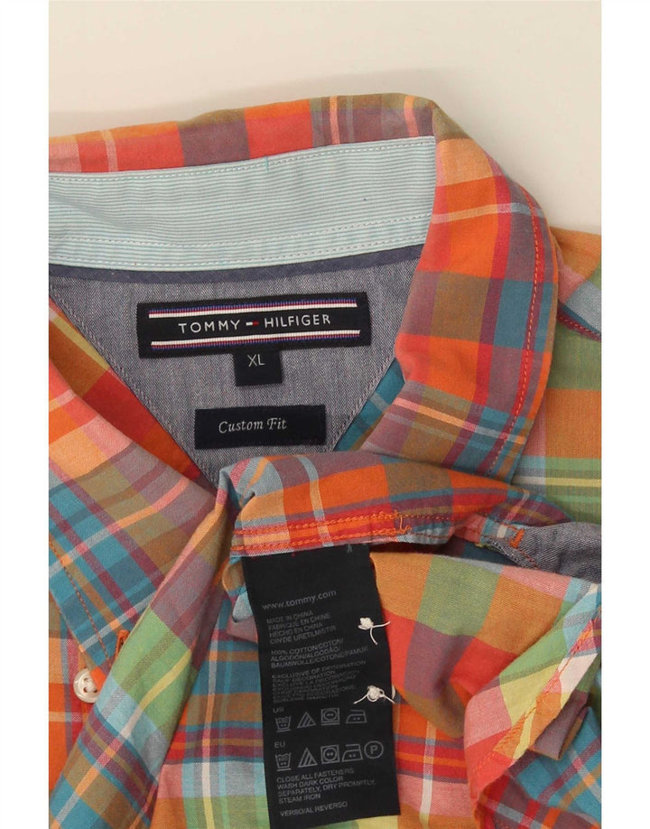 Cămașă personalizată cu mânecă scurtă pentru bărbați Tommy Hilfiger, XL, multicoloră