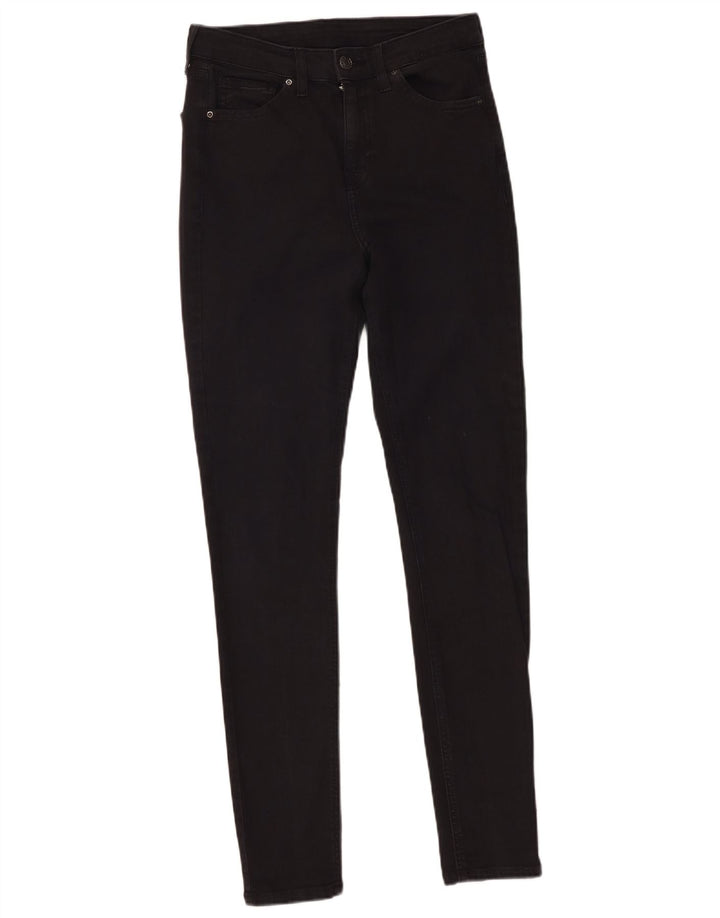 Topshop blugi skinny pentru femei W28 L29 poliester negru