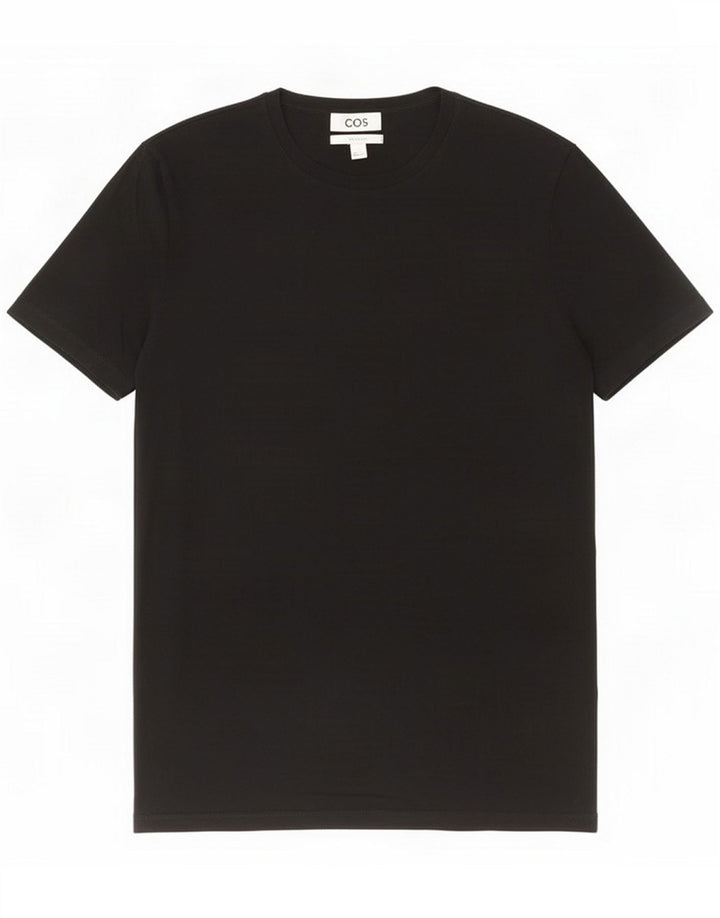 Cos Tricou obișnuit pentru bărbați Top mic bumbac negru