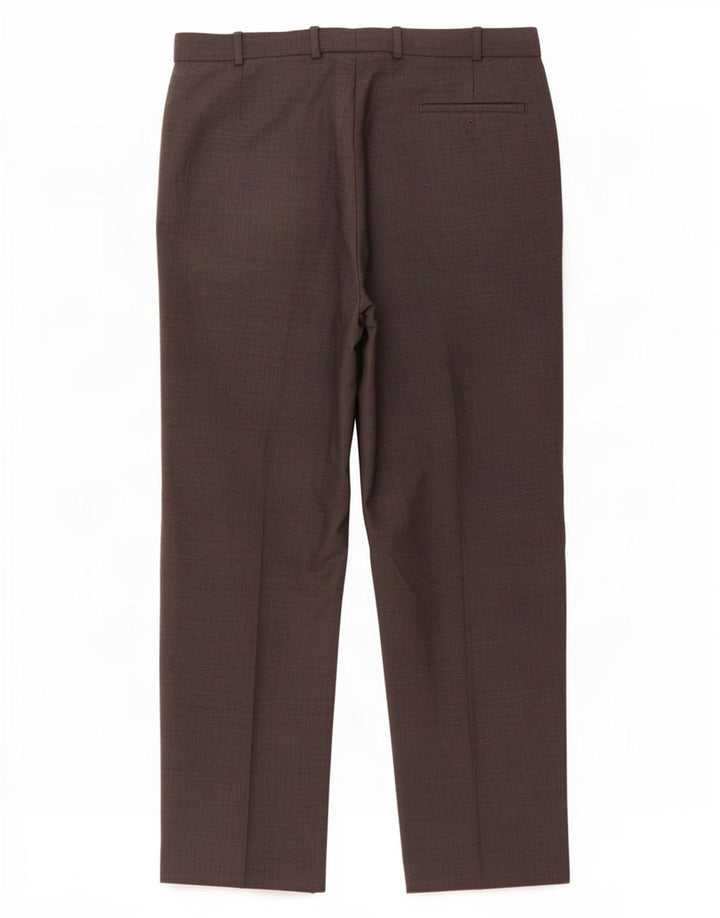 Pantaloni de costum pentru bărbați Marks & Spencer L36 L29 Gri poliester