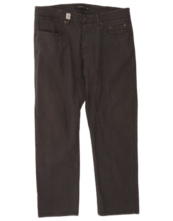 SIVIGLIA Pantaloni Drepți Casual Bărbați L38 L27 Bumbac Gri