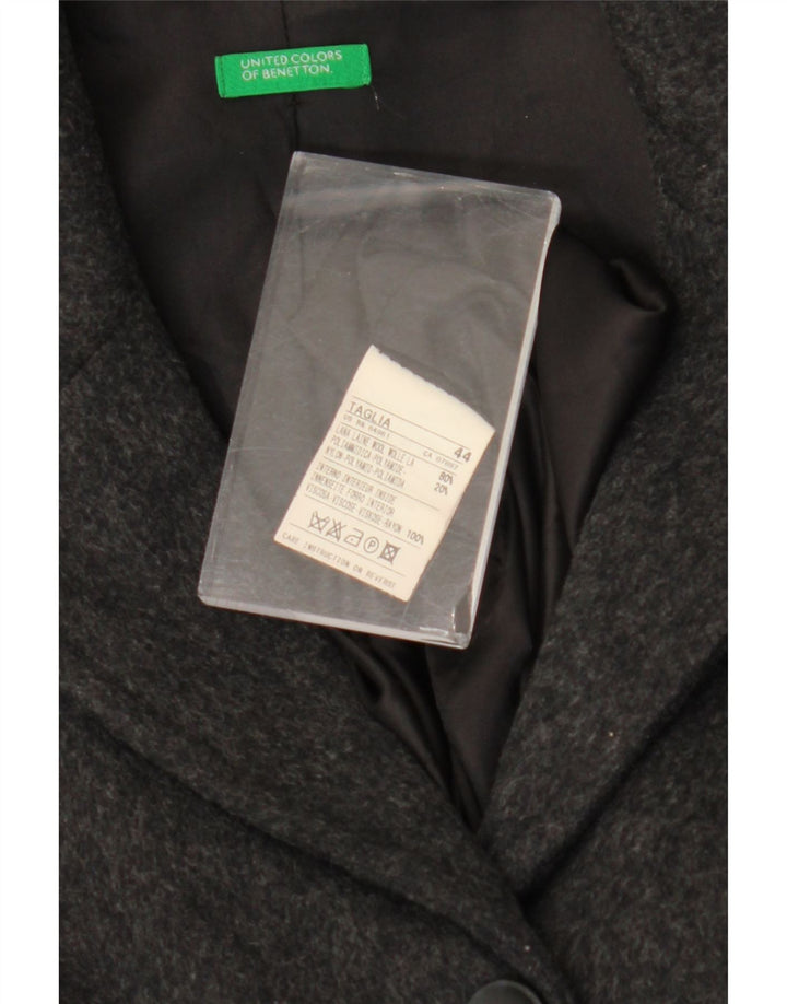 Pardesiu pentru femei Benetton IT 44 Lână Gri Mediu