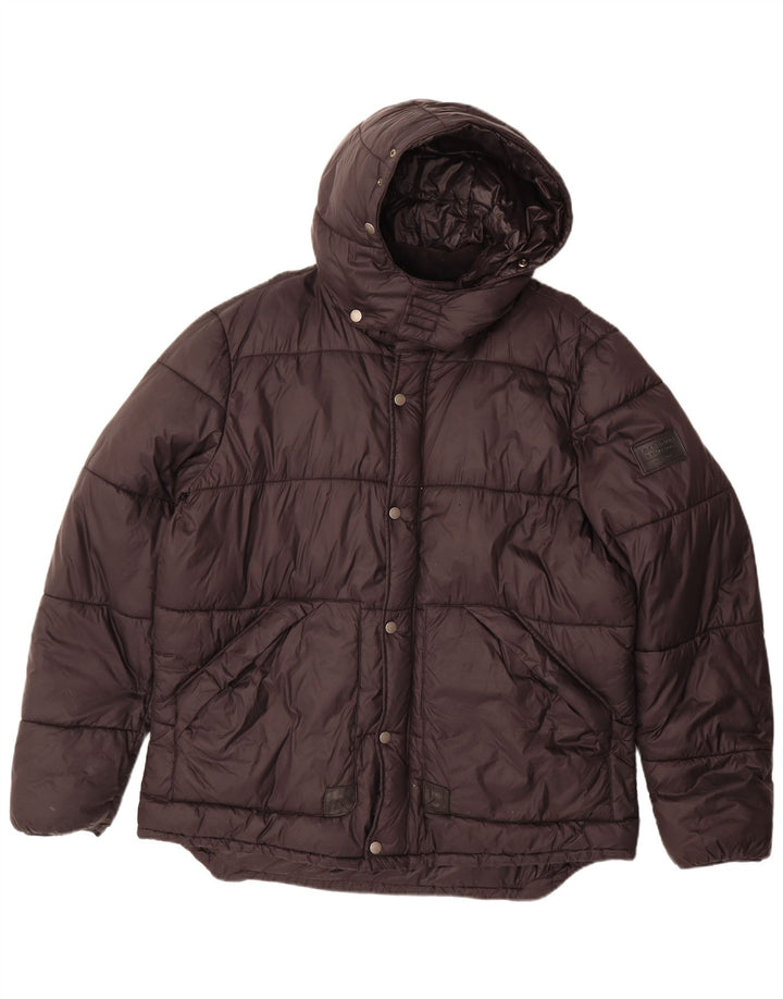 Jachetă căptușită cu glugă Barbour pentru bărbați UK 42 XL Poliamidă neagră