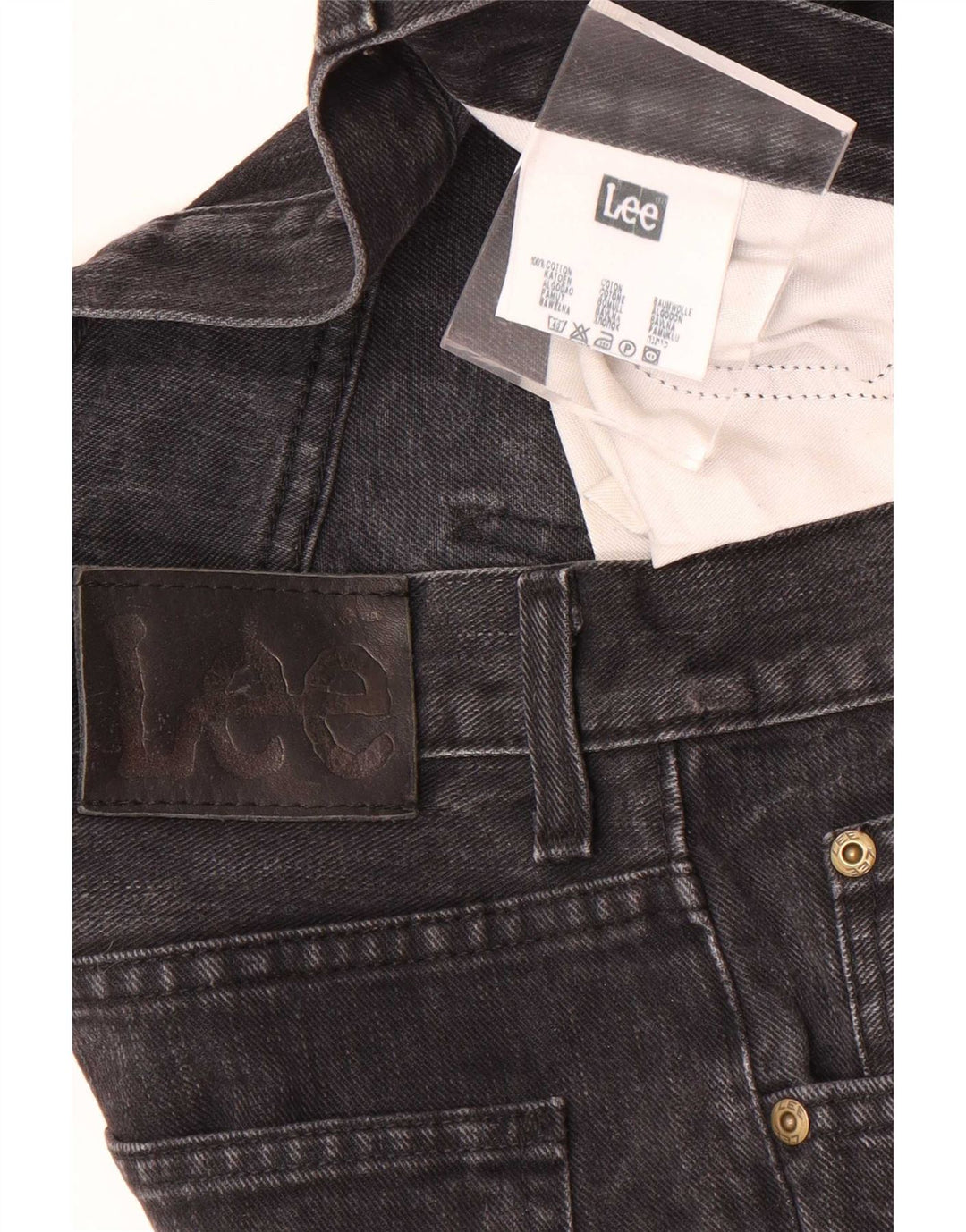Blugi pentru bărbați Lee Denver Bootcut W33 L36 bumbac negru