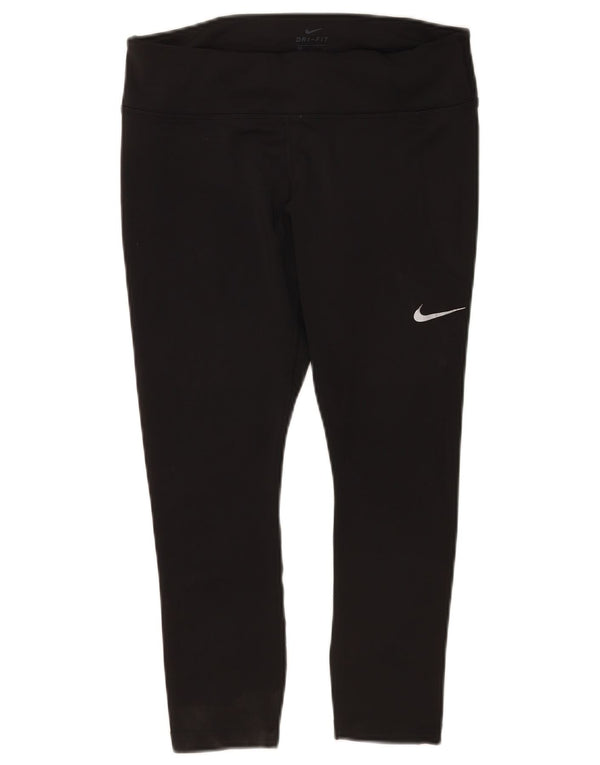 Leggings pentru femei Nike UK 16, mare, negru, poliester