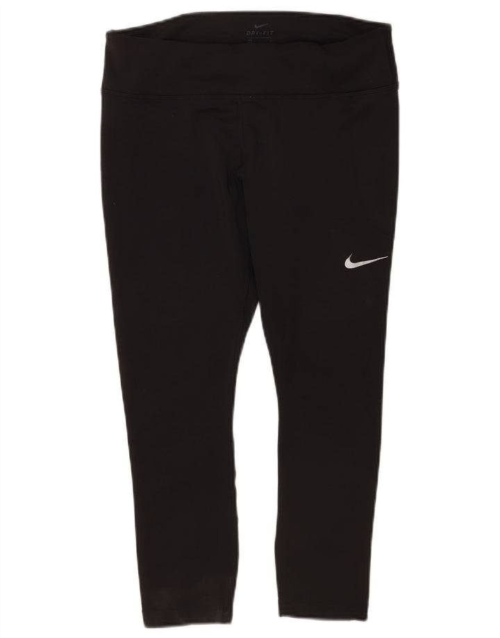 Leggings pentru femei Nike UK 16, mare, negru, poliester