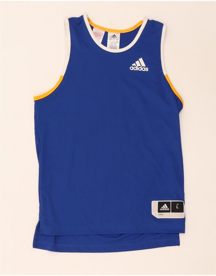 Vesta Adidas baieti Top 13-14 ani poliester albastru
