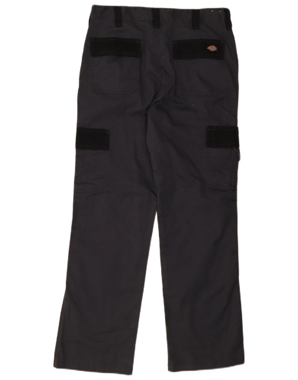Pantaloni cargo dritti pentru bărbați Dickies W32 L30 poliester color blocuri gri