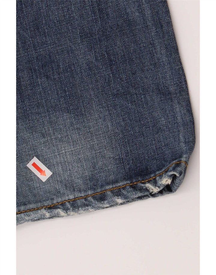 Blugi Lee Bărbați Knox Distressed Straight W38 L32 Bumbac albastru