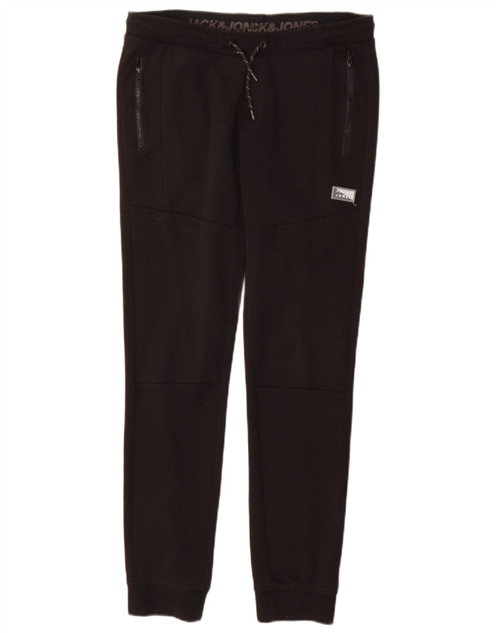 Jack & Jones Băieți Pantaloni de trening Pantaloni de jogging 13-14 ani Poliester negru