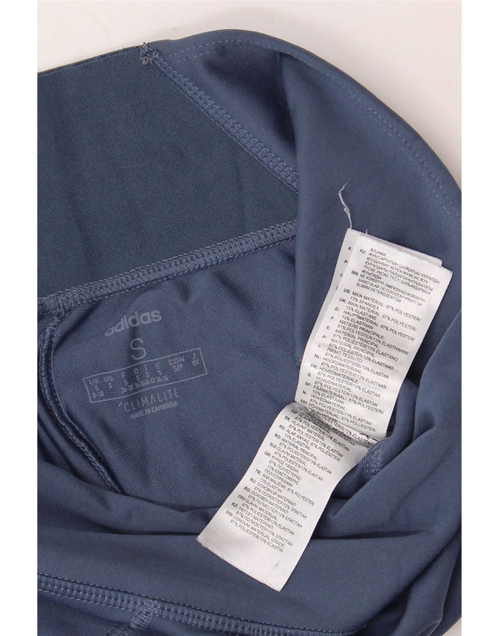 Leggings Climalite ADIDAS pentru femei UK 8/10 Poliester albastru mic