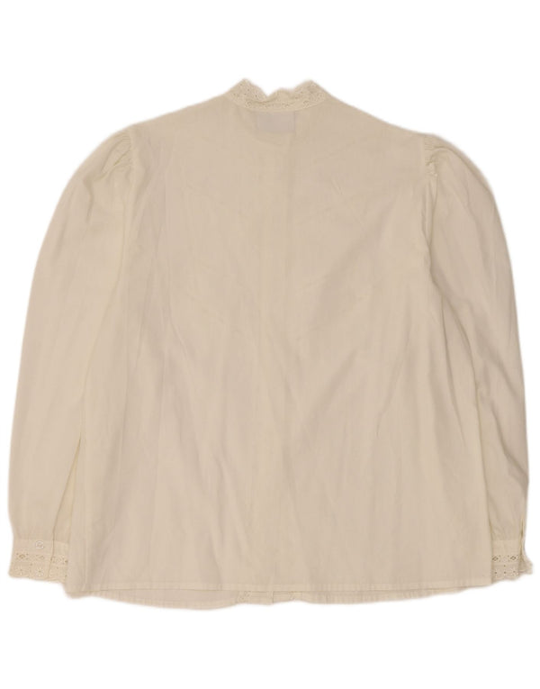 Bluză cămașă pentru femei MEICO EU 44 XL Alb Floral