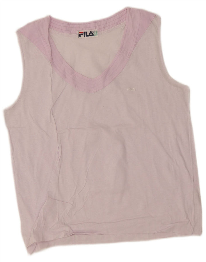 Vest Vest Top Femei Fila US 12 Large Purple Bumbac