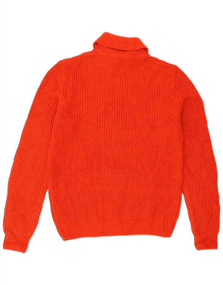 Marks & Spencer Pulover cu gât rulat pentru femei UK 14 Medium Red Acrylic