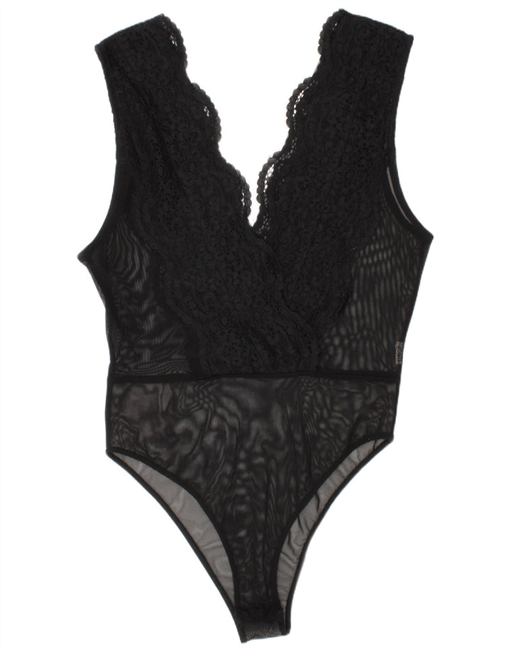 Body Zara Femei Mic Negru