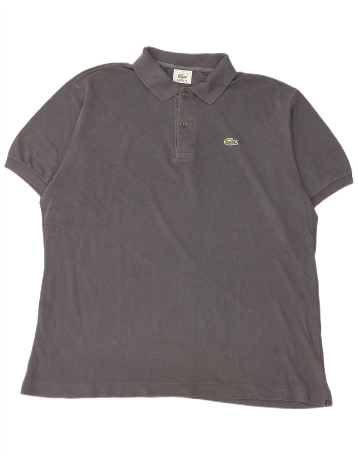 Tricou polo pentru bărbați Lacoste Mărimea 7 2XL Bumbac gri