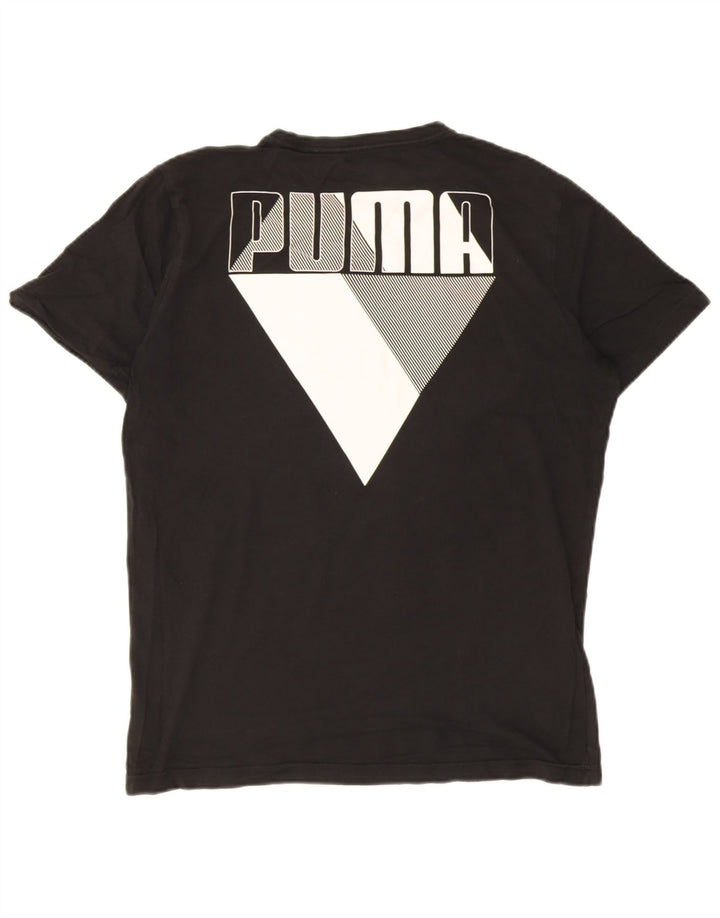 Tricou grafic Puma pentru bărbați Top Mediu Negru
