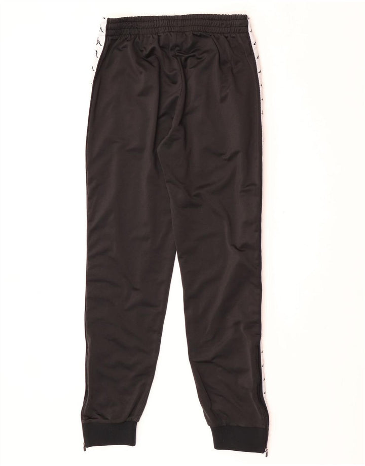 Pantaloni de trening cu grafică pentru bărbați Kappa Pantaloni de jogging, mediu negru, color block