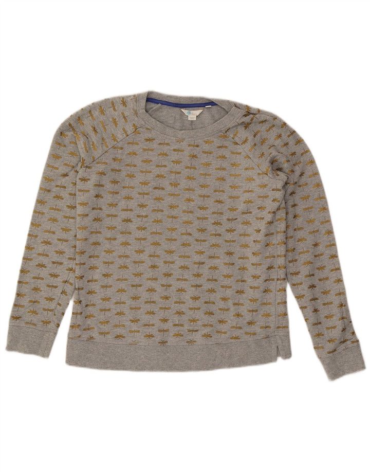 Pulover supradimensionat pentru femei Boden Crop Abstract Pattern UK 6 XS Gri