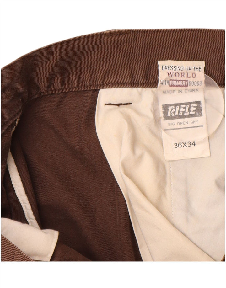 Pantaloni Cargo Drepți Bărbați Rifle L36 L34 Bumbac maro