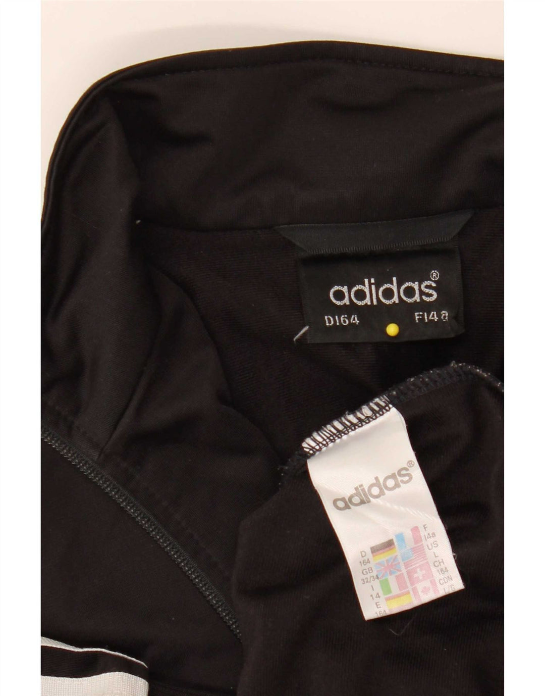 Jachetă de trening pentru băieți Adidas 13-14 ani, poliester negru