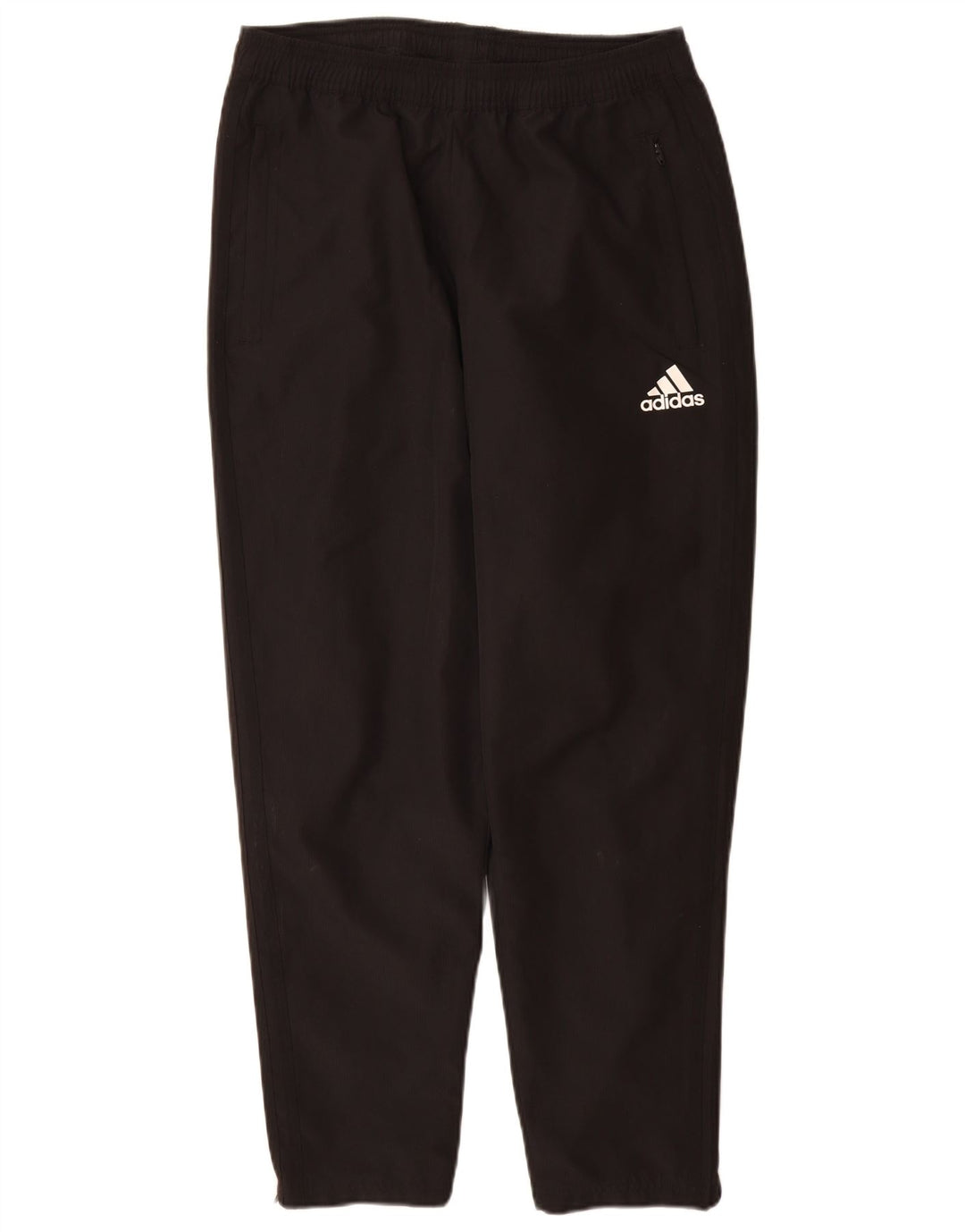 Pantaloni de trening Adidas Climalite pentru bărbați, poliester mediu negru